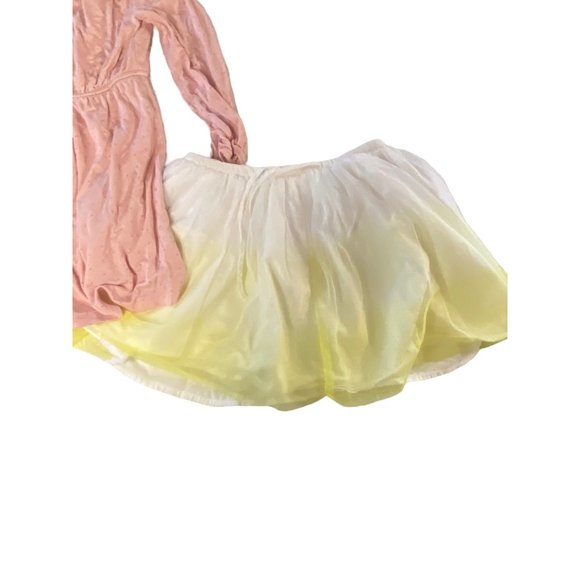 Girls Dress denim Skirt Lot Bundle Gap Pink Chambray yellow XS 4 5 - Picture 2 of 7